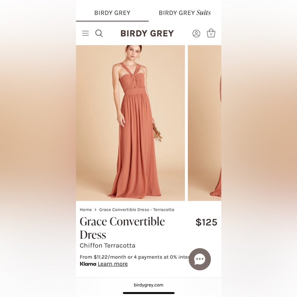 Birdy Grey Grace Convertible Dress in Terracotta